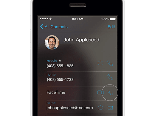 FaceTime Audio Only Calls