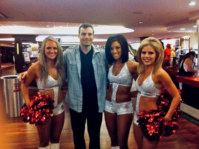 Houston Rockets Cheerleaders with Ken