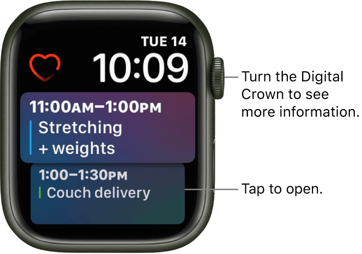 Siri Watch Face | Calendar Display